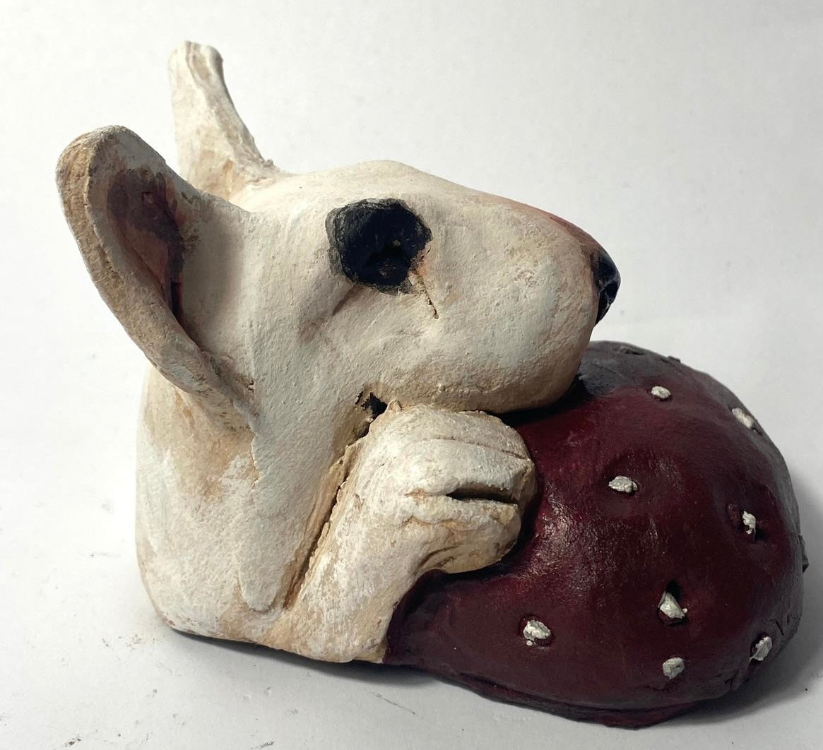 Peeping Mushroom bully by Olivia Brown buffoonery collection