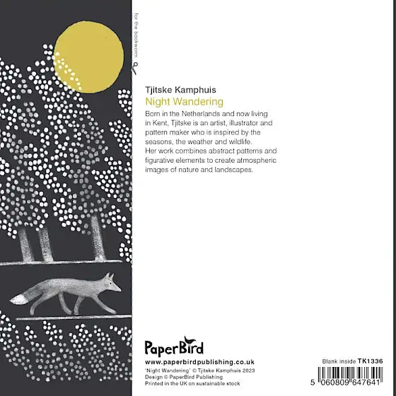 Night wandering by Tjitske Kamphuis greetings card