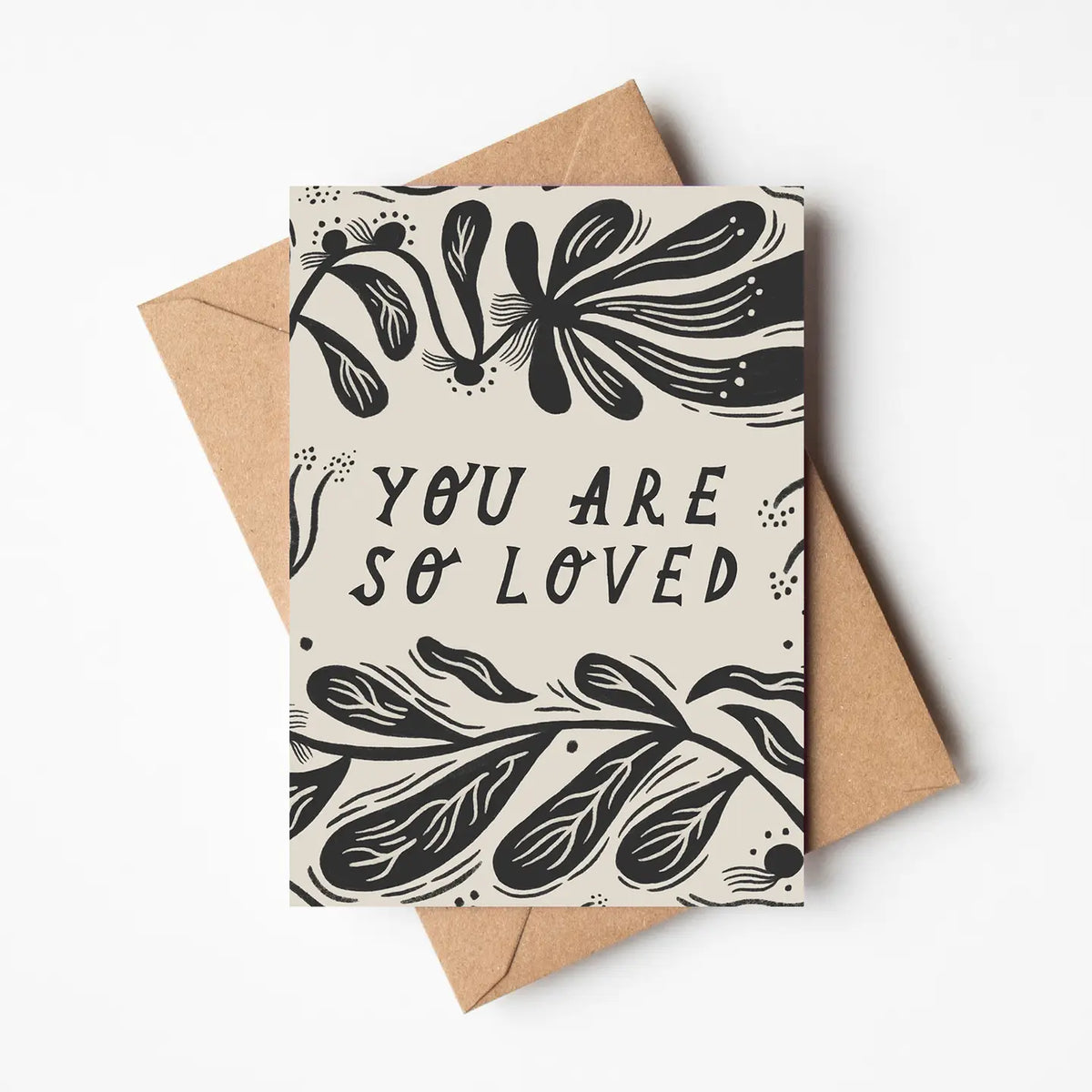 Lauren Marina greetings card you are so loved