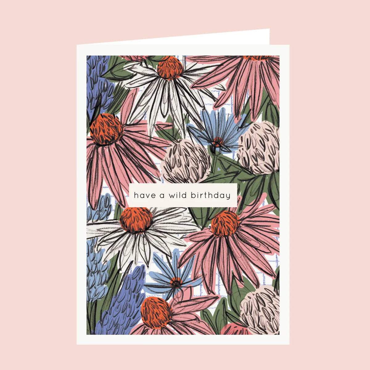 Aimee Mac greetings card wildflower birthday