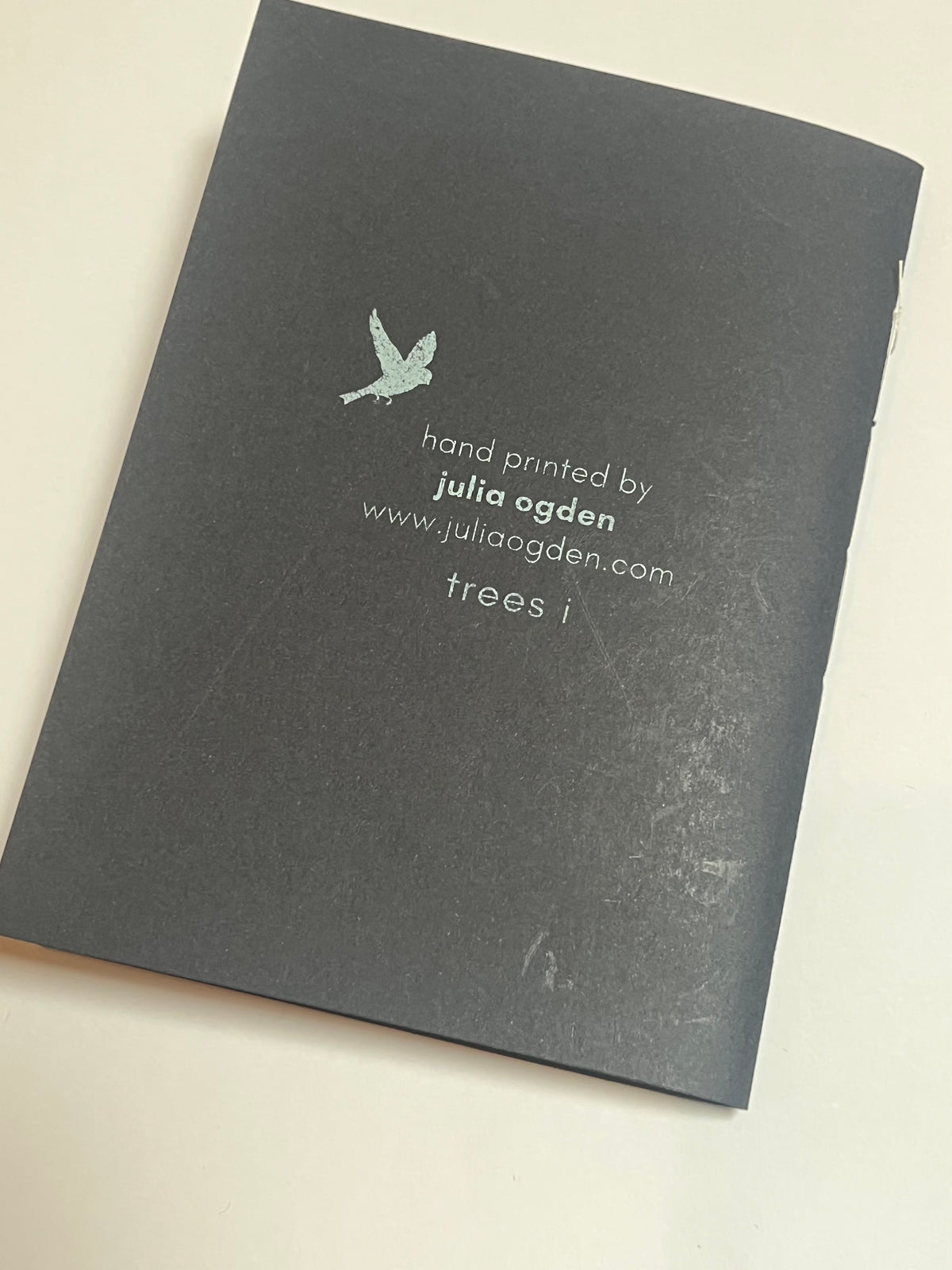 Julia Ogden screen printed notebook