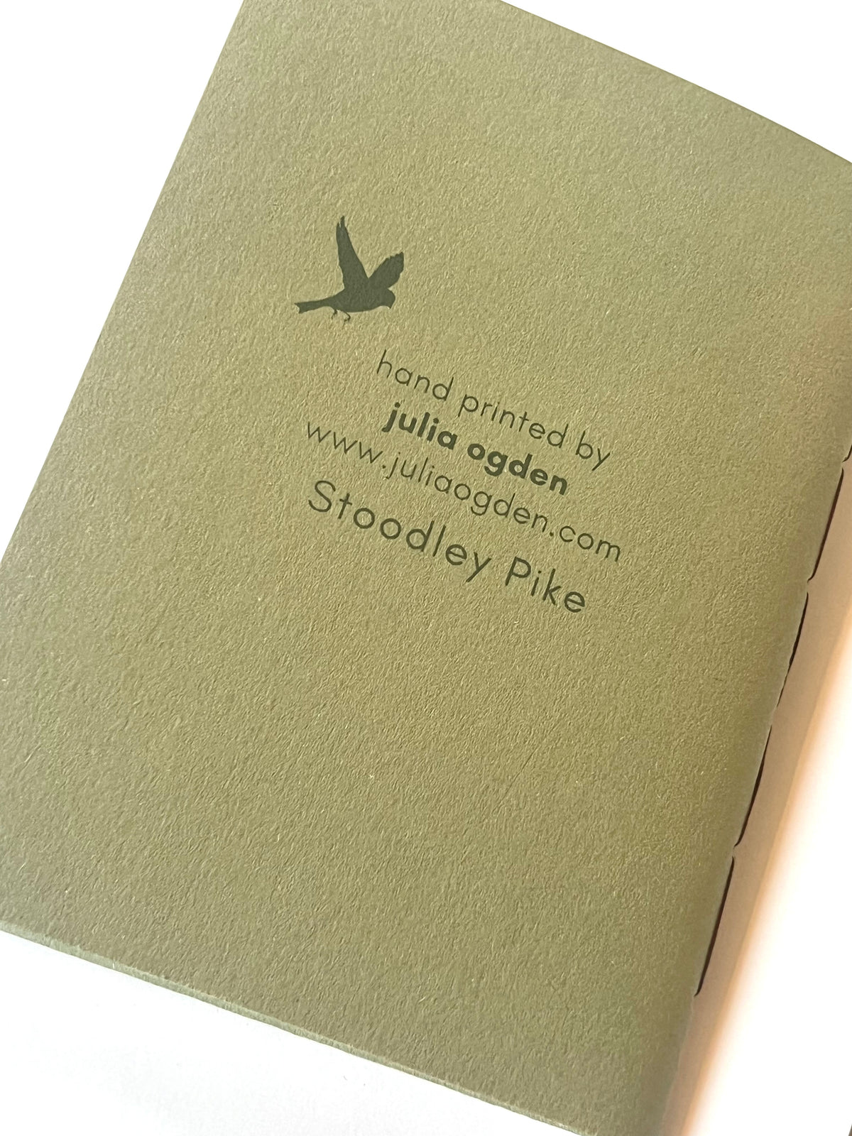 Julia Ogden screen printed notebook