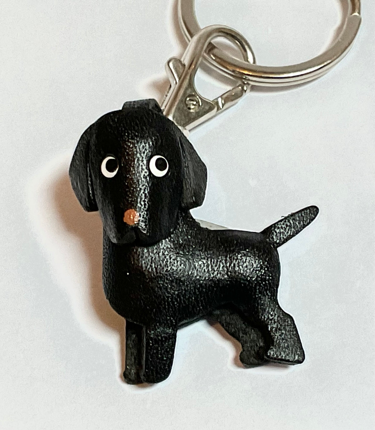 Japanese Handmade Leather keychain - Labrador