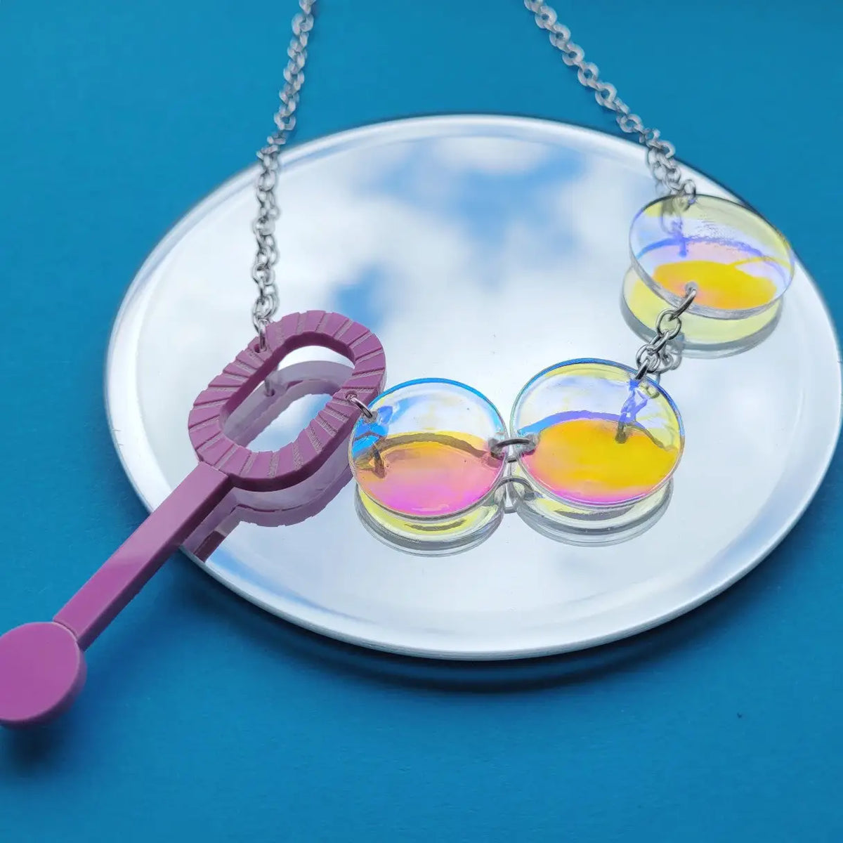 Sugar and Vice Bubble blower necklace