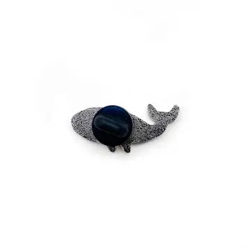 Tom Hardwick animal pin - whale