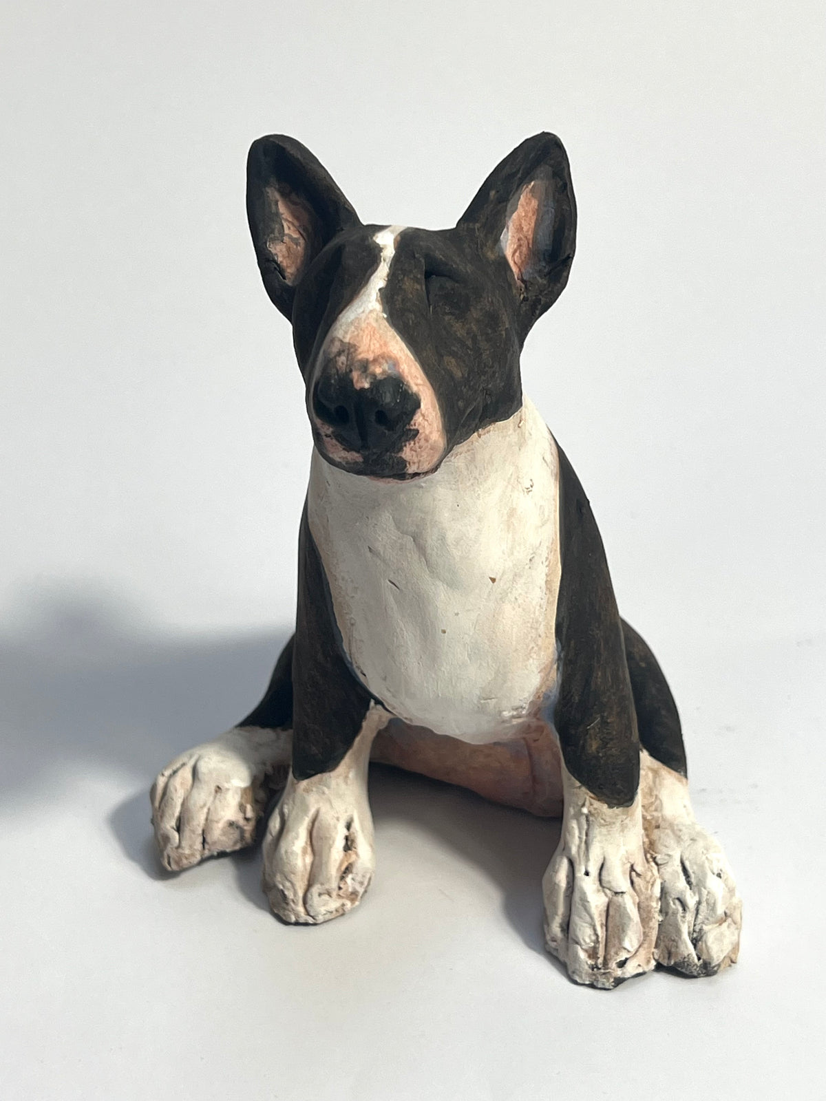 Small bull terrier sculpture