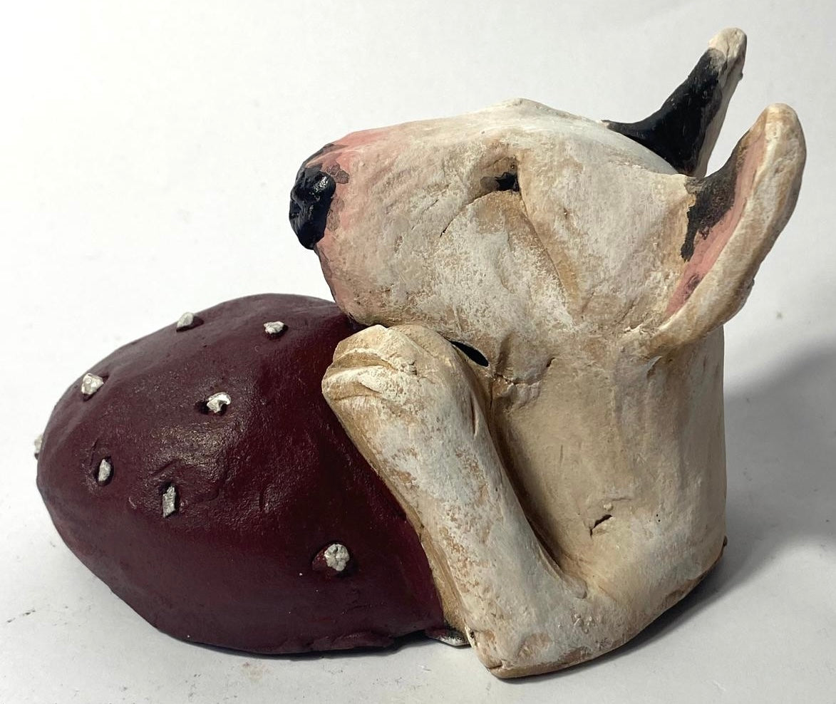 Peeping Mushroom  bully by Olivia Brown buffoonery collection