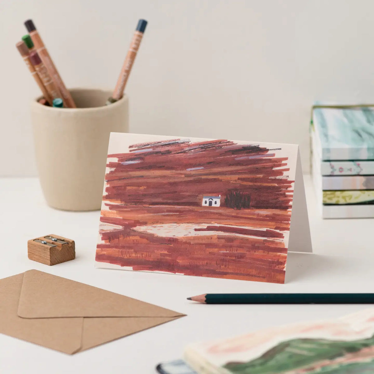 Joy Jen Glencoe in Autumn greetings card