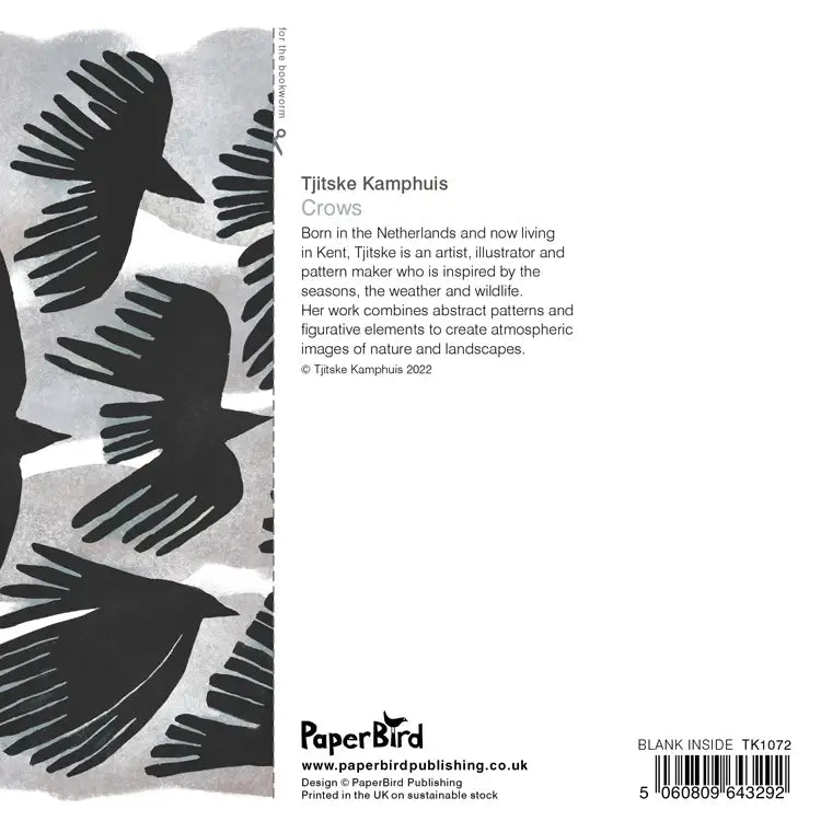 Crows by Tjitske Kamphuis greetings card