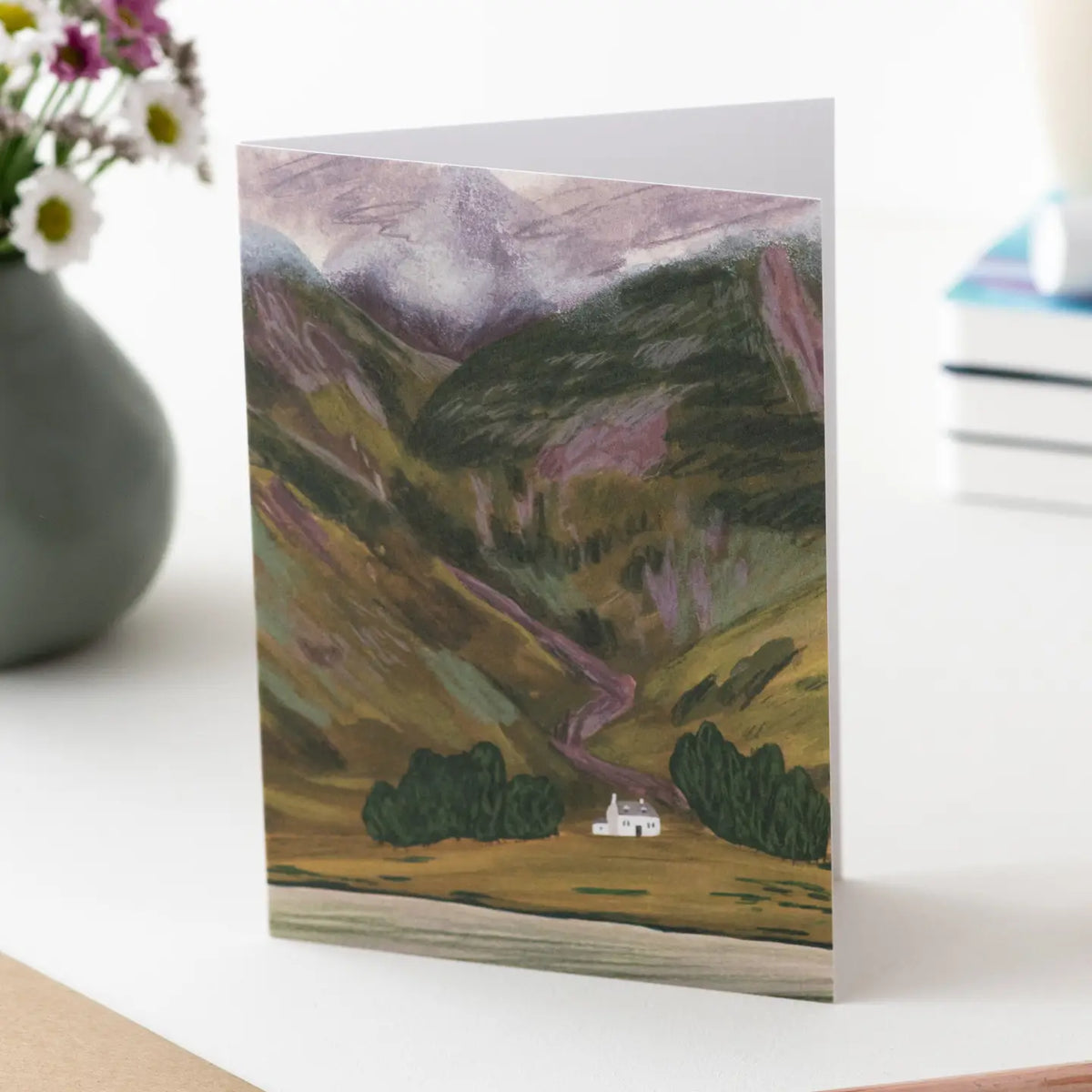 Joy Jen Glencoe in late summer   greeting card