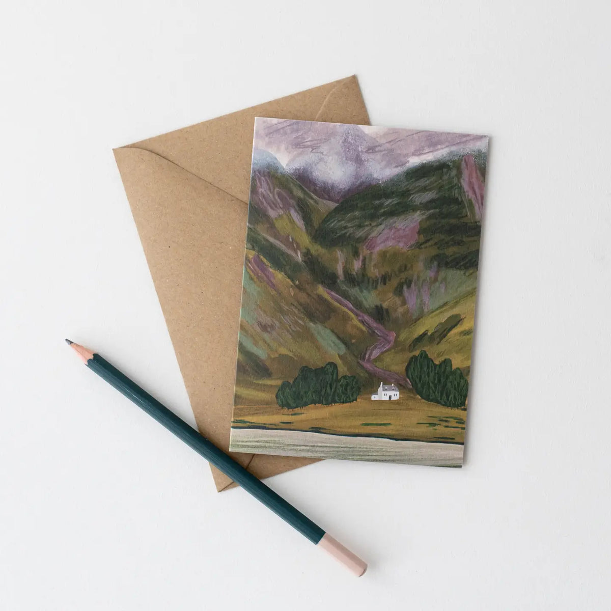 Joy Jen Glencoe in late summer   greeting card