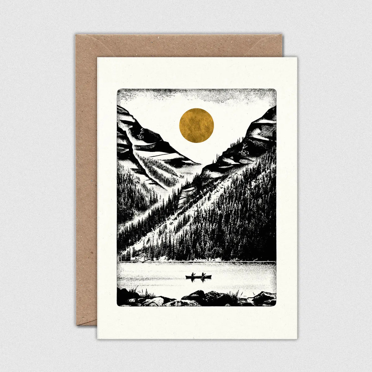 Lost in today   greetings  card by Luke Holcombe