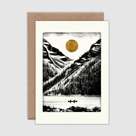 Lost in today   greetings  card by Luke Holcombe