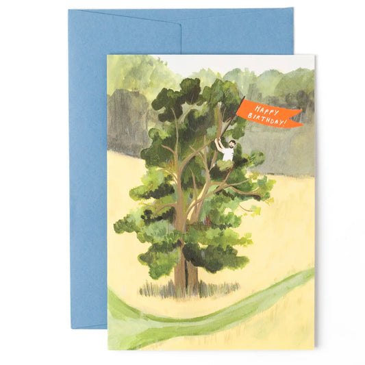 Birthday flag greetings  card by Peggy Kate