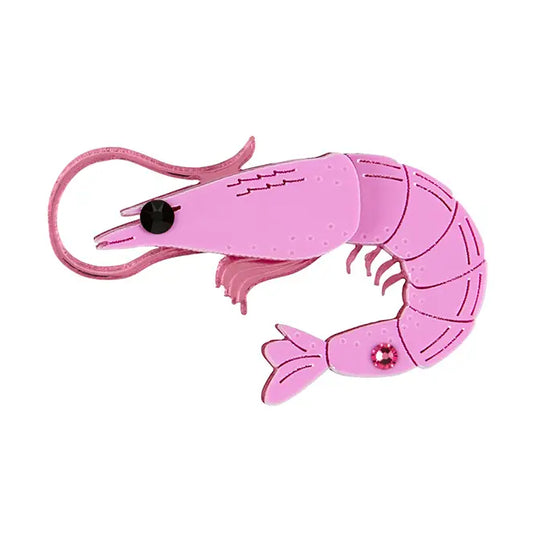 Little Moose Prawn brooch