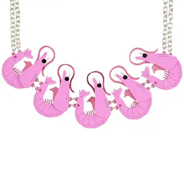 Little Moose Prawn collar necklace