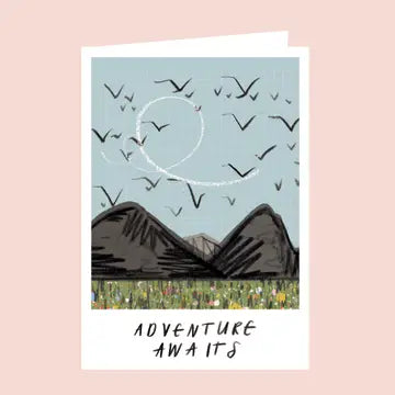Aimee Mac greetings card Adventure Awaits