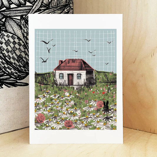 Signed Aimee Mac A5 print Little house