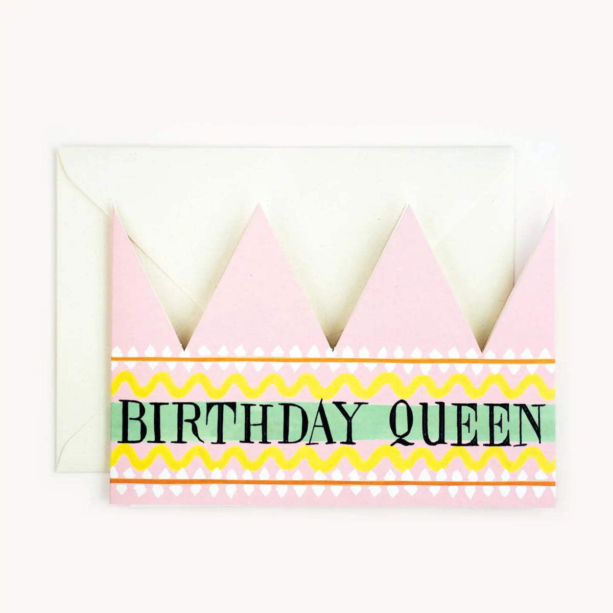 Hadley greetings card Birthday Queen  crown card