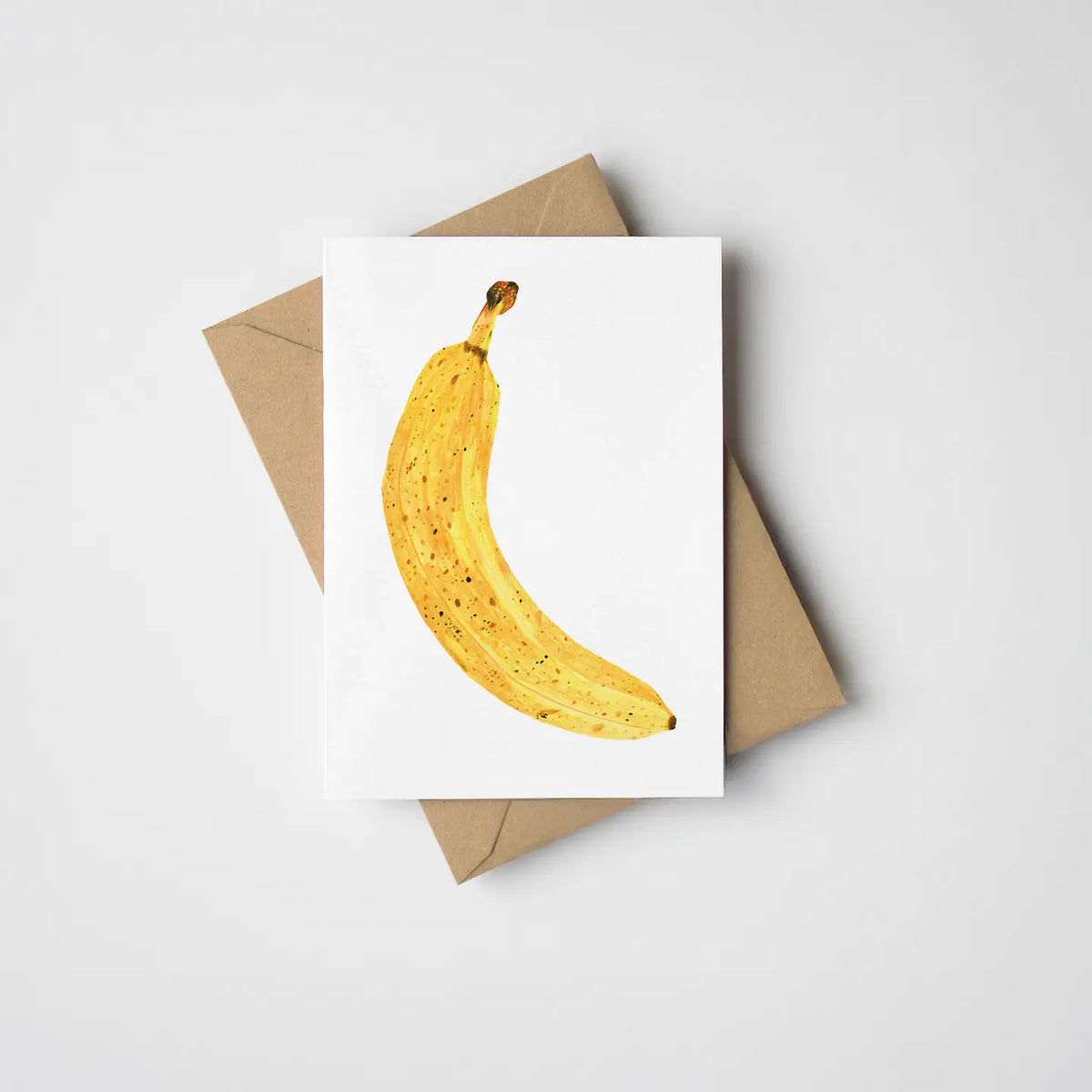 James Barker greetings card Banana   mini card