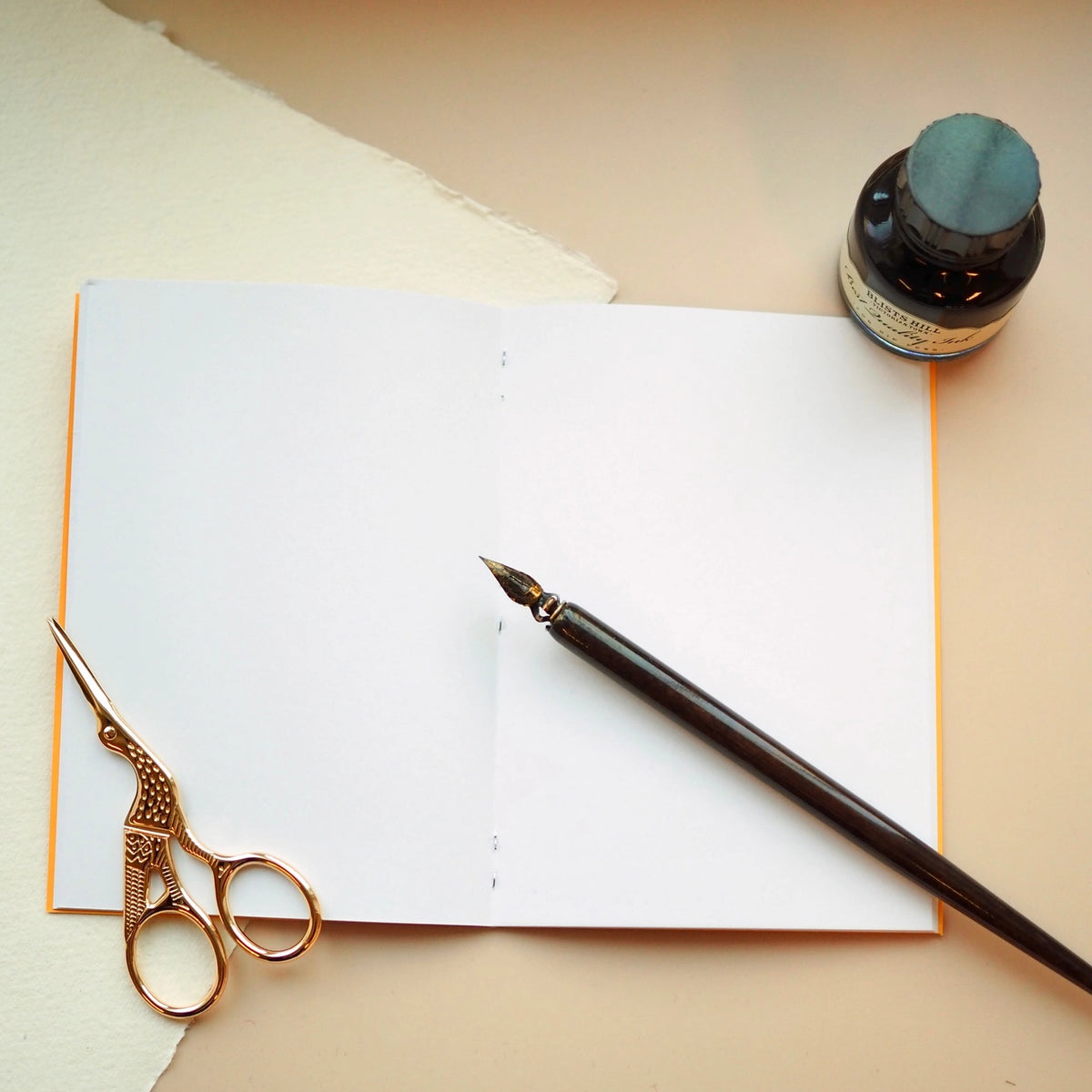 Folkpress letterpress notes for later  notebook