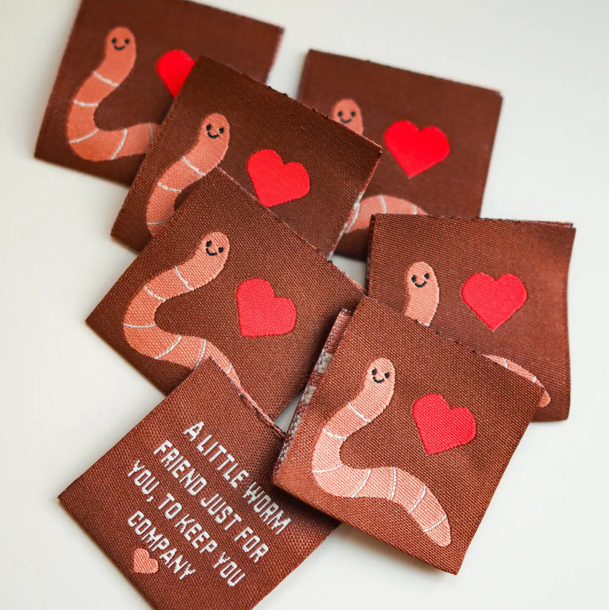 Soch and co Worm friend sewing labels