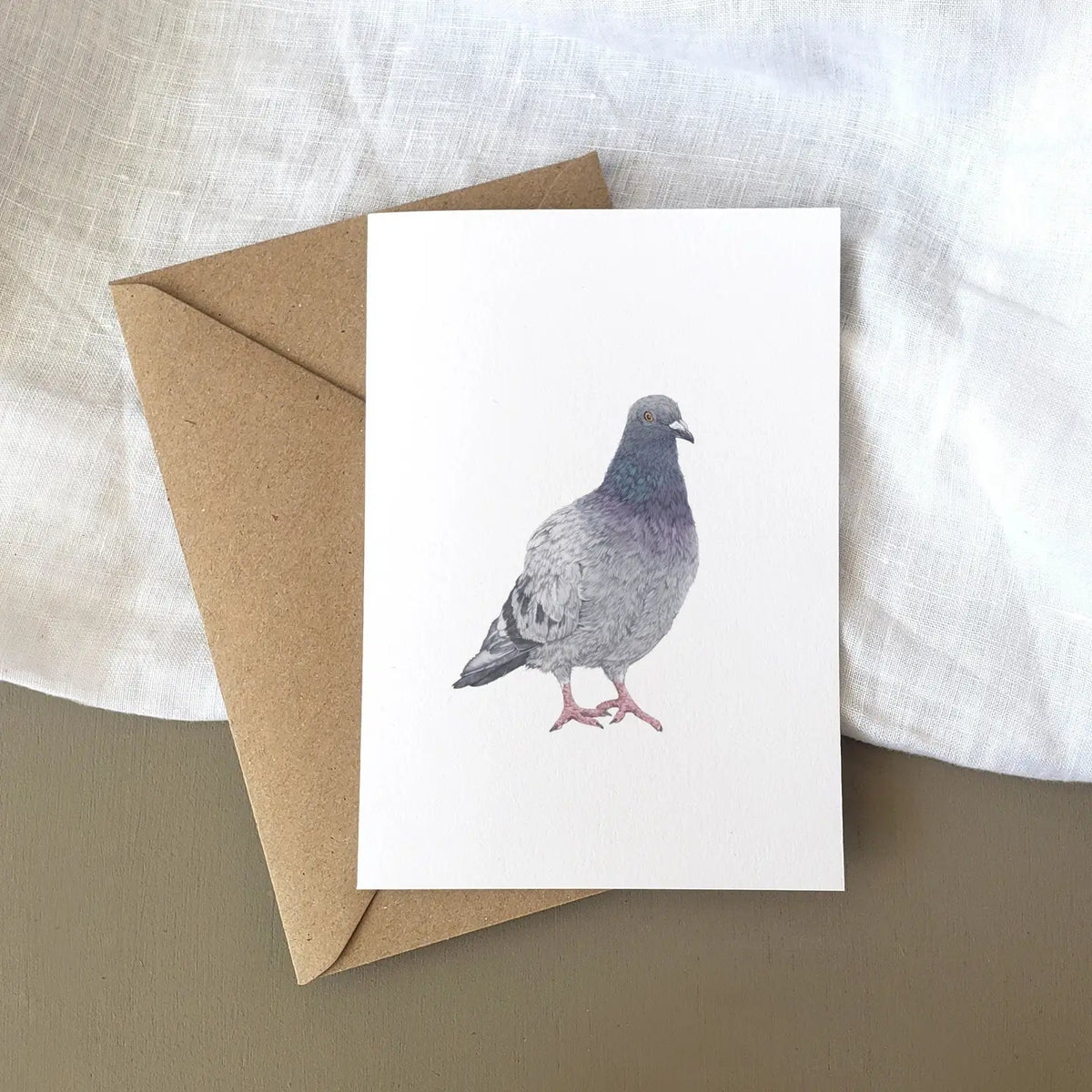Lauren Fitton greetings card pigeon