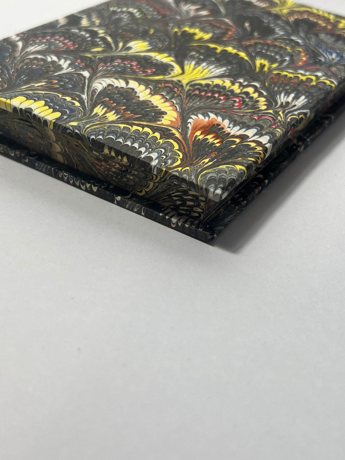 Il papiro hand marbled notebook