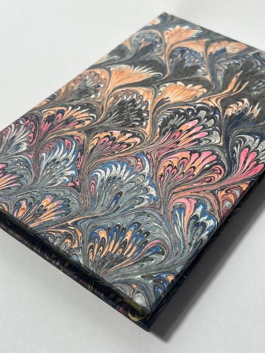 Il papiro hand marbled notebook