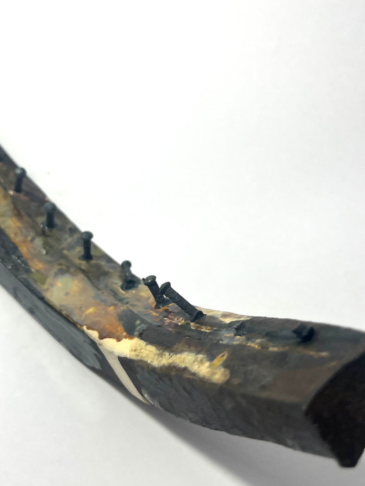 Small ceramic study with nails by Andrew Lawes