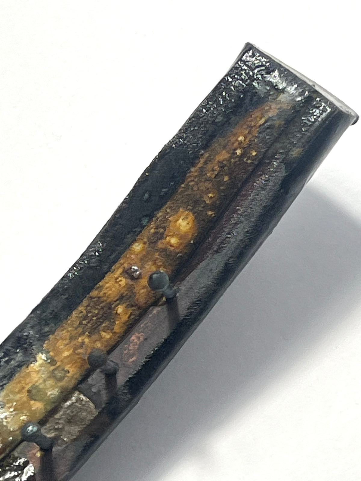 Small ceramic study with nails by Andrew Lawes