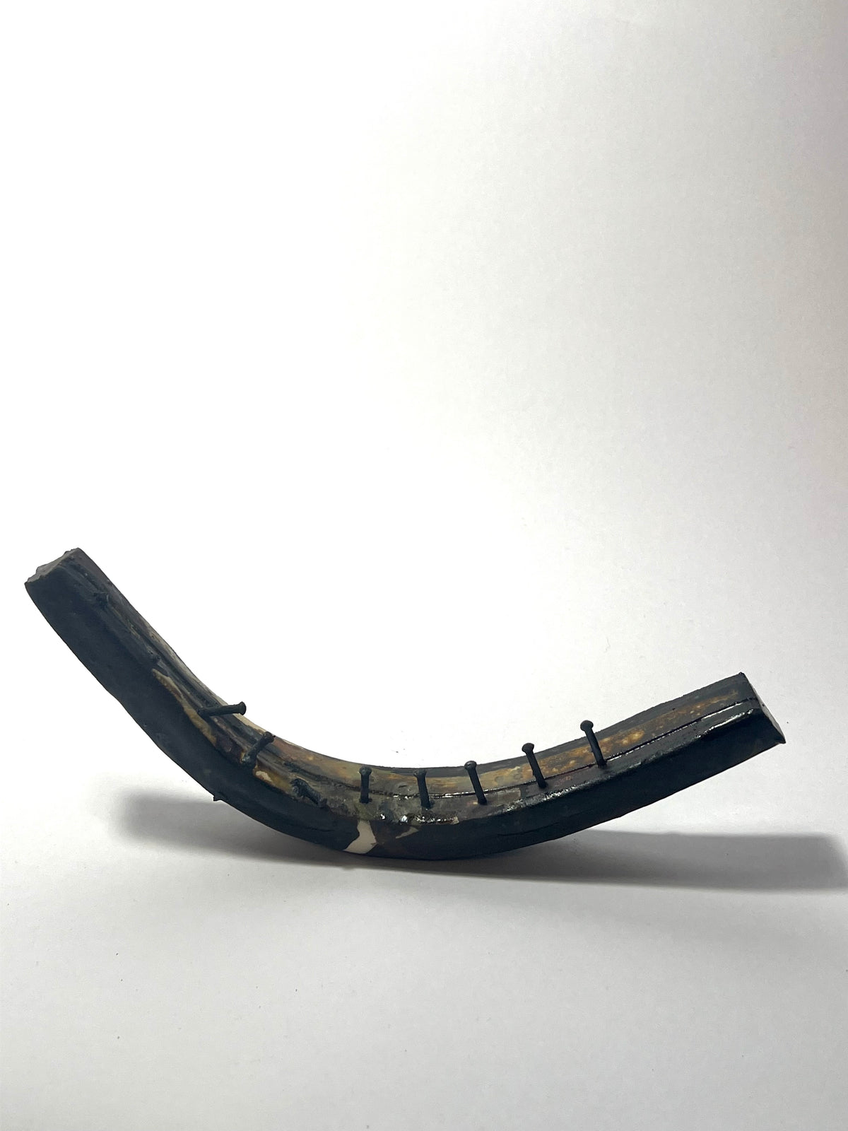 Small ceramic study with nails by Andrew Lawes