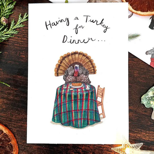 Turkey Christmas card