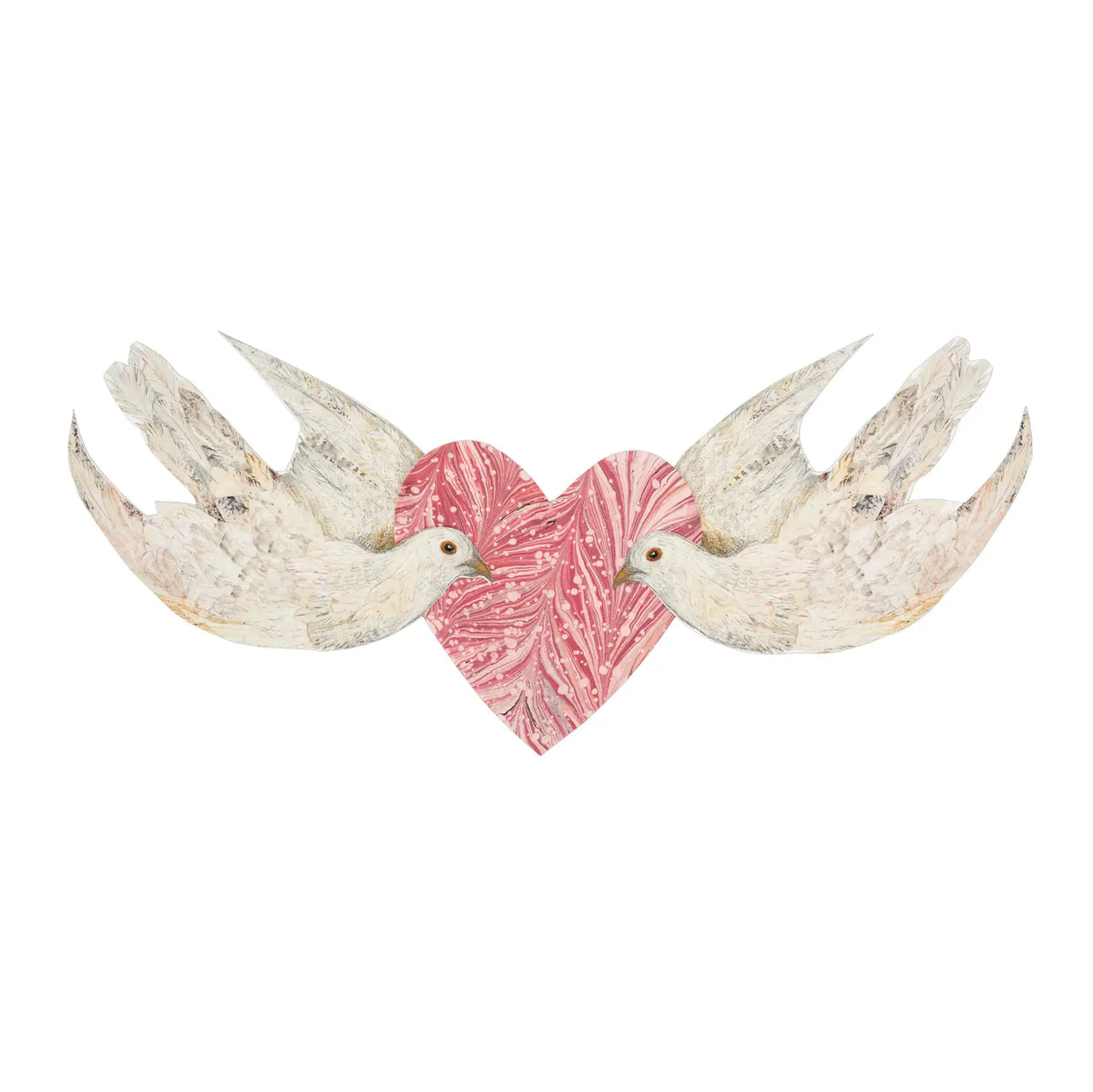 Clare O ‘ Neill love dove  plywood decoration