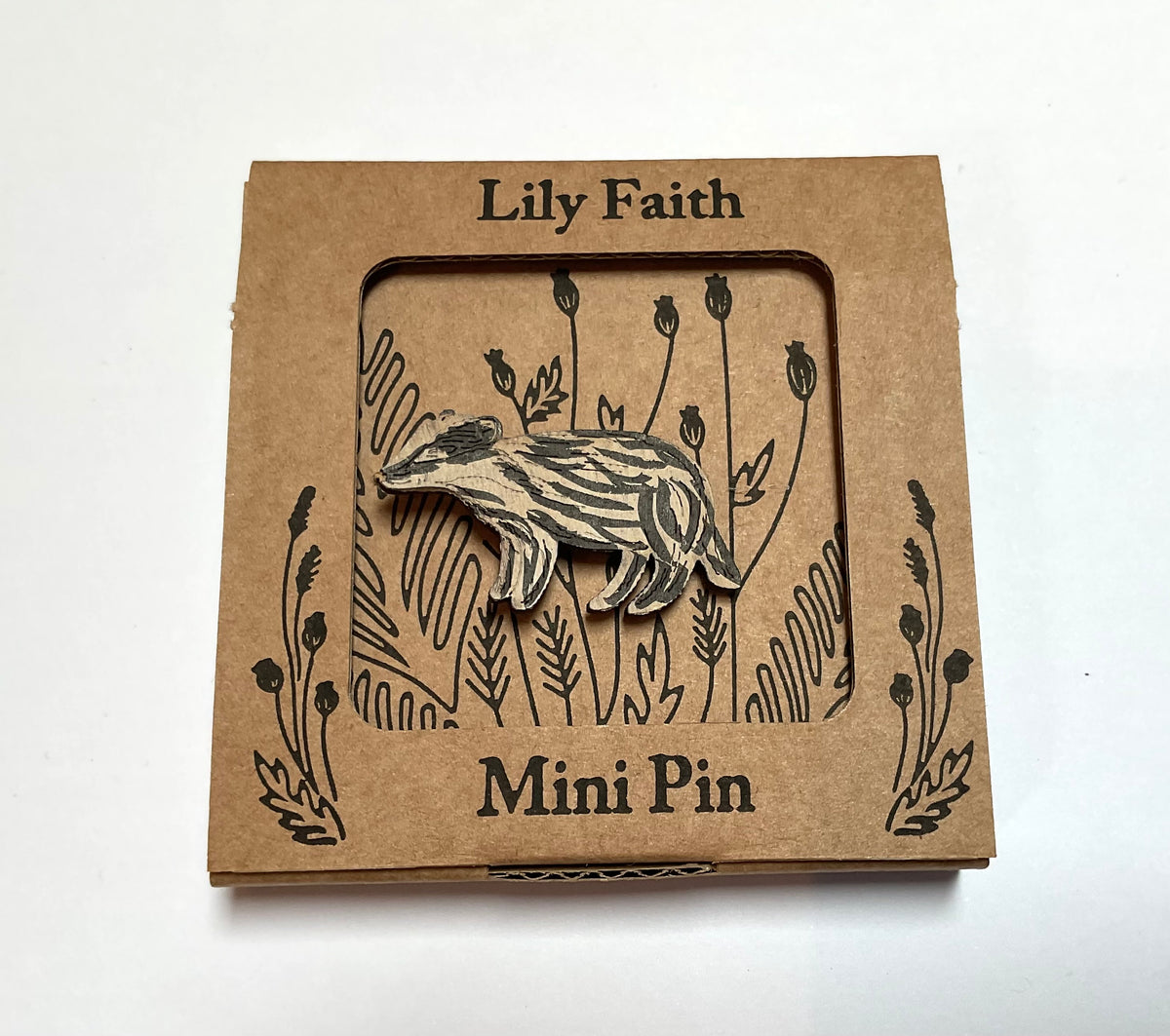 Lily Faith Badger pin