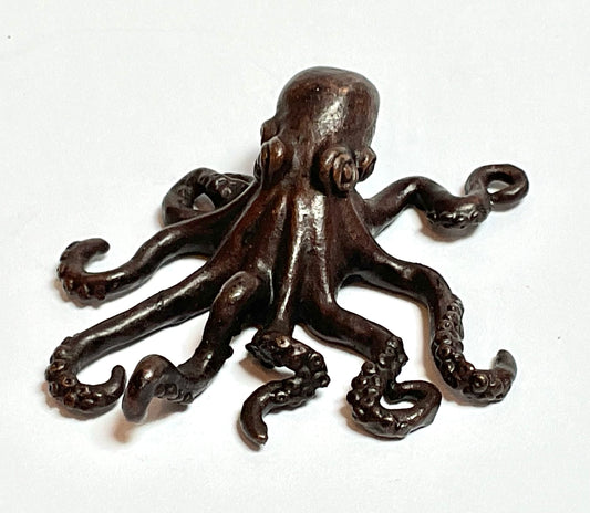 David. Meredith miniature Octopus  bronze sculpture