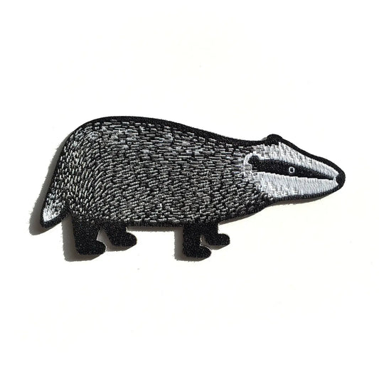 Tom Hardwick animal woven patch badger