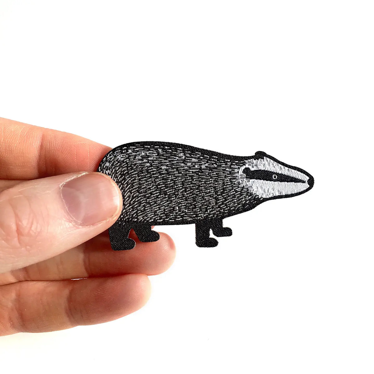 Tom Hardwick animal woven patch badger
