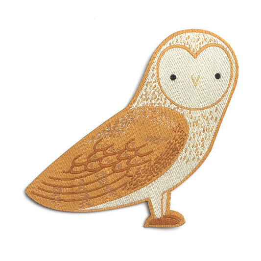Tom Hardwick animal woven patch owl