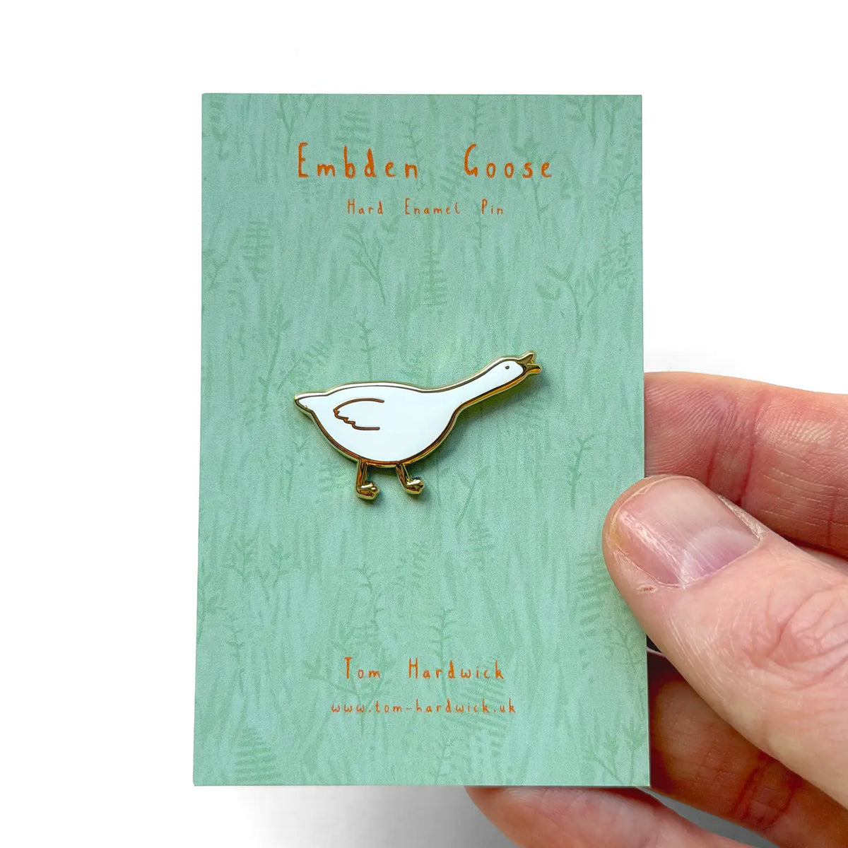 Tom Hardwick animal pin - goose