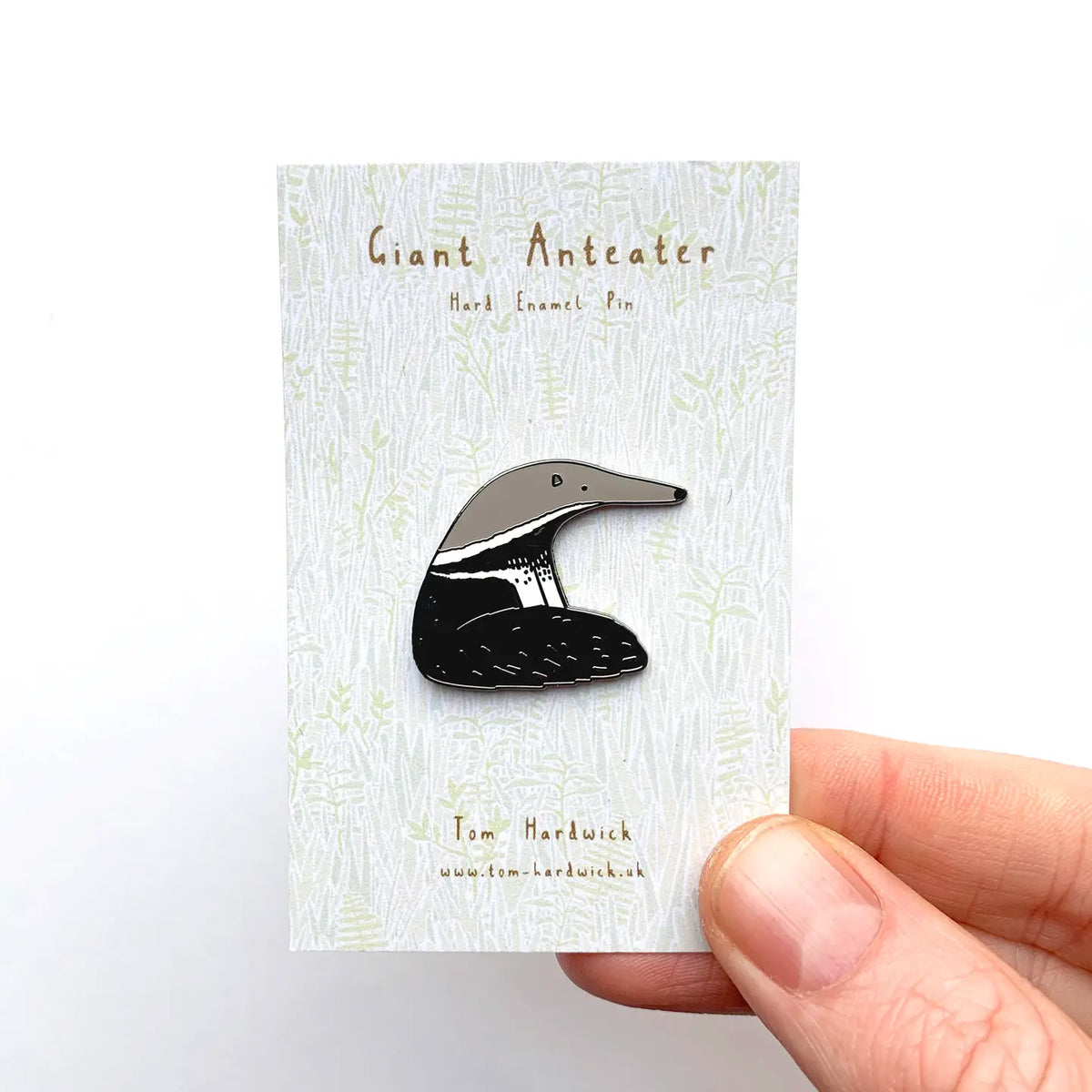 Tom Hardwick animal pin - anteater
