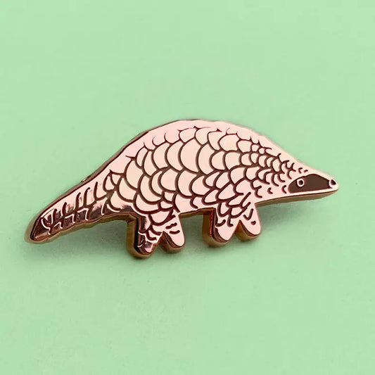 Tom Hardwick animal pin - Pangolin