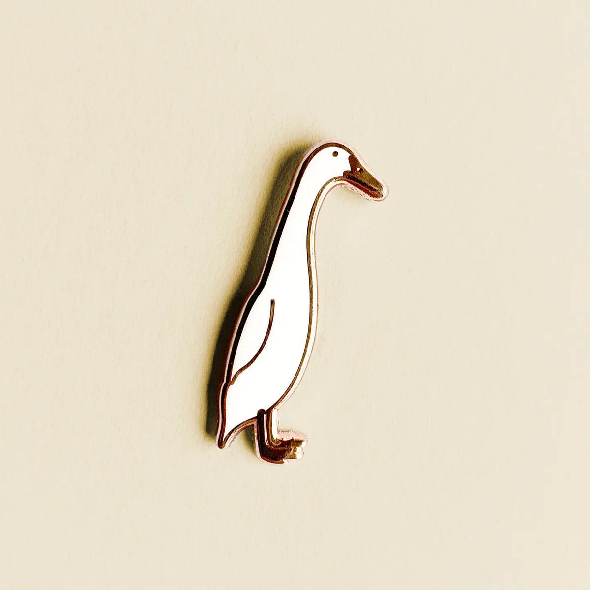Tom Hardwick animal pin - runner duck