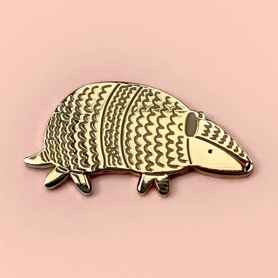 Tom Hardwick animal pin - armadillo