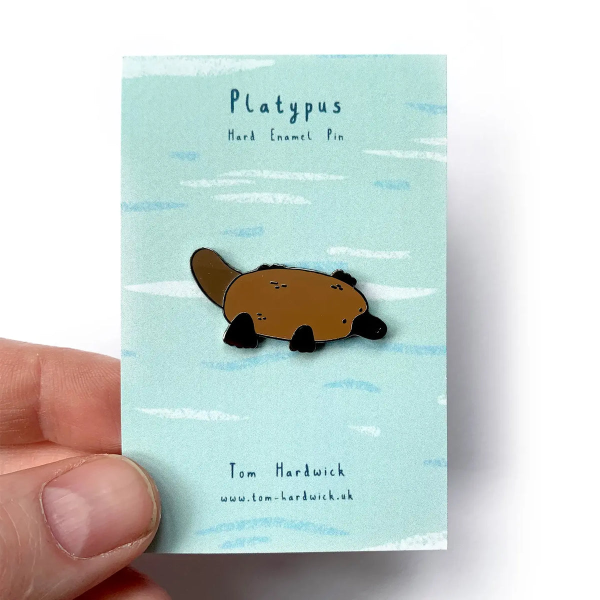 Tom Hardwick animal pin - platypus