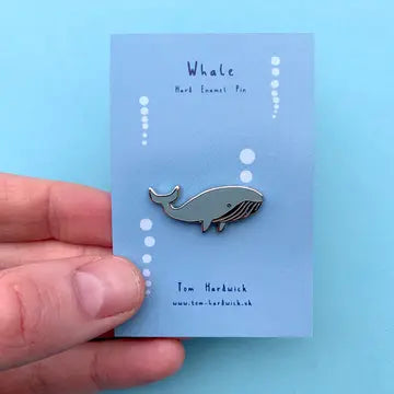 Tom Hardwick animal pin - whale