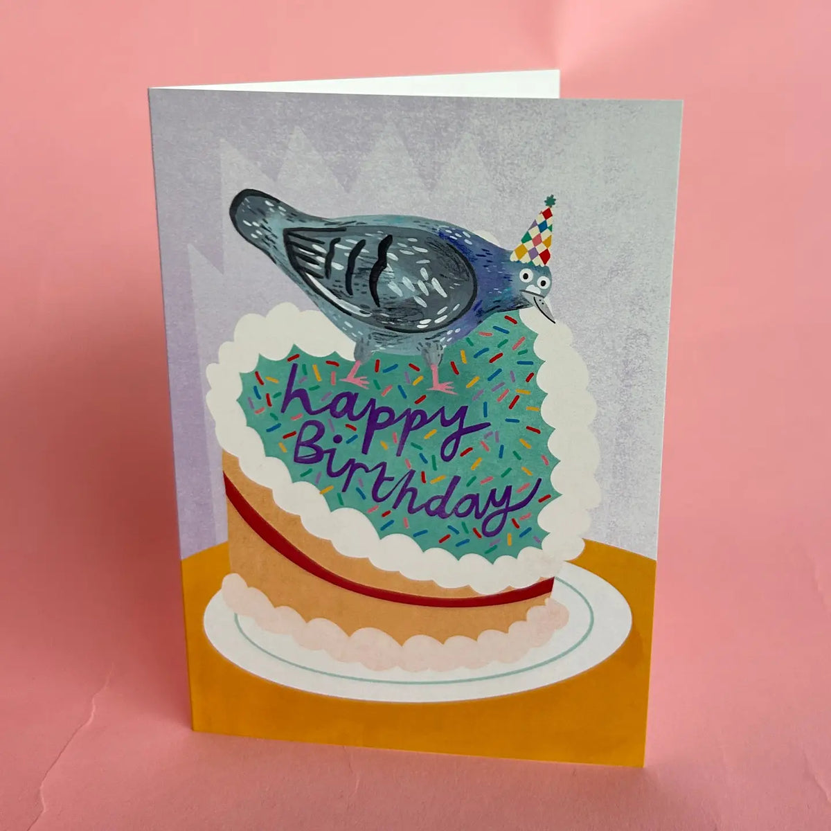 Fernandez makes pigeon greetings card happy birthday