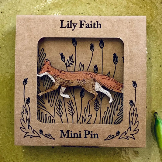 Lily Faith fox pin