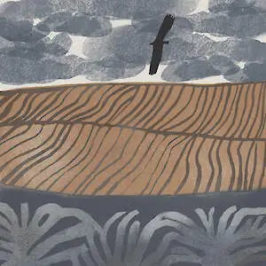 October fields by Tjitske Kamphuis greetings card