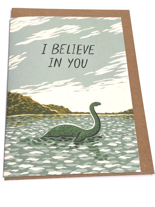 Hayley Wells I believe in you Nessie card